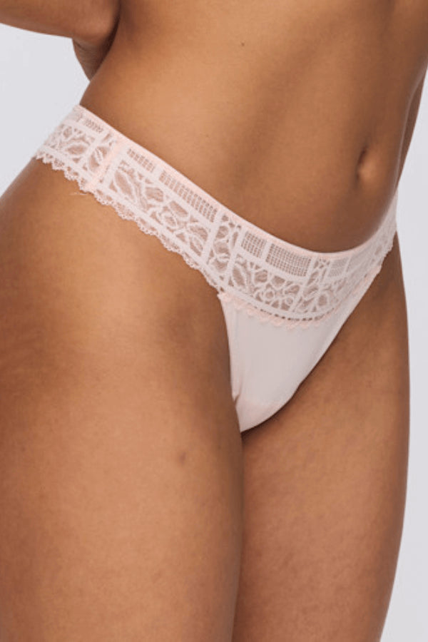 TANGA TAILLE EN DENTELLE-JADEI