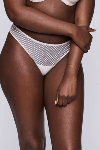 TANGA EN TULLE GRAPHIQUE-GLASS BEACH