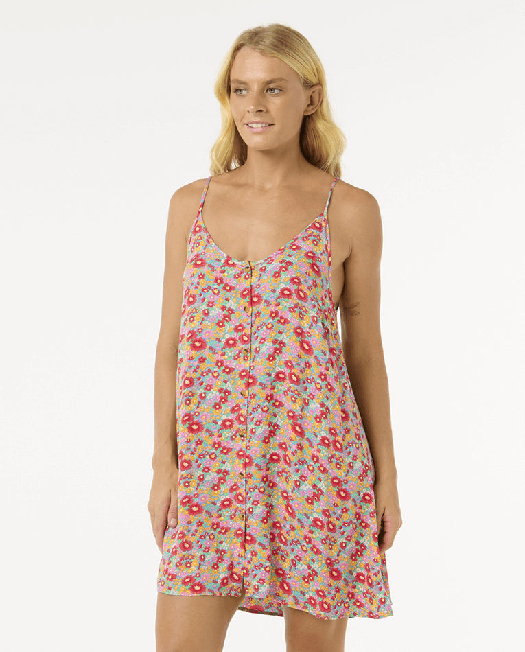 ROBE COURTE-LAS DALIAS DITSY