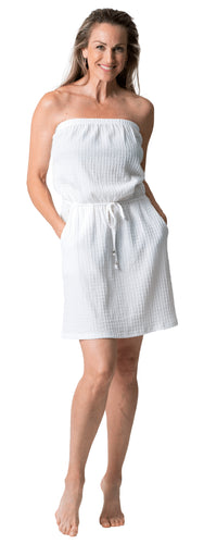 ROBE SANS BRETELLES-PEBBLE BEACH
