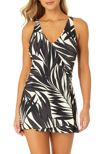 UNE-PIÈCE ROBE-SURPLICE TWIST PALM CHIC