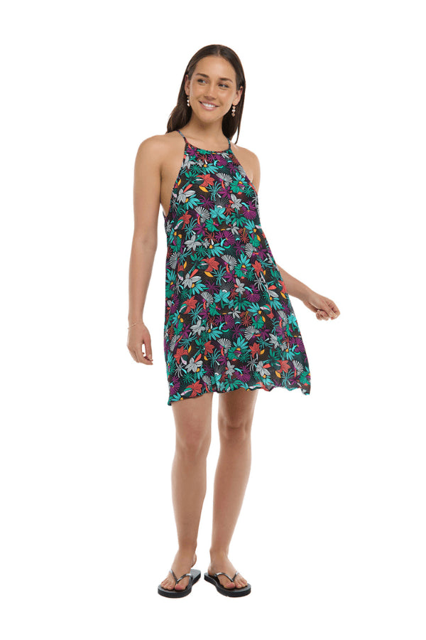 ROBE ENCOLURE HAUTE-SARAH