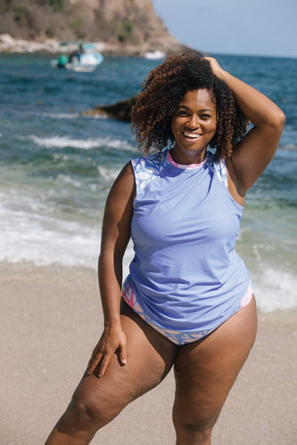 RASHGUARD PLUS-EXHALE PETALS