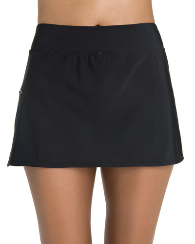 JUPE MAILLOT POCHE-SIDE ZIPPER POCKET