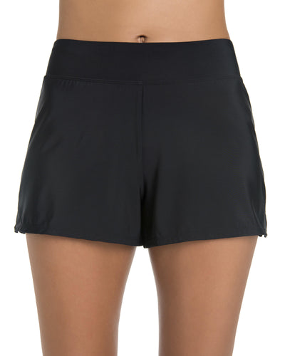 SHORT CULOTTE-BUILT IN BRIEF