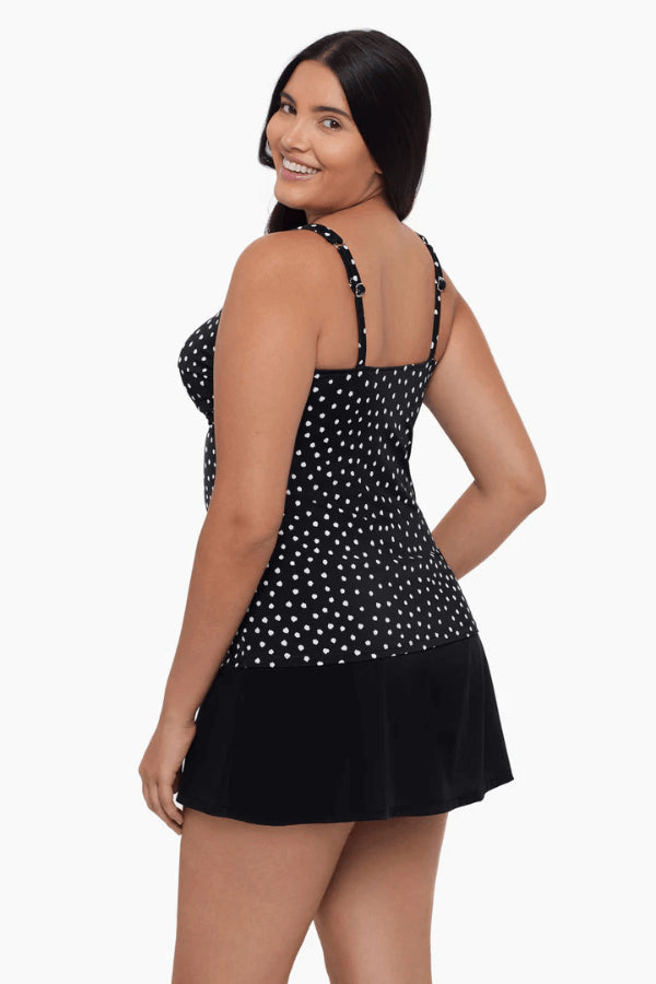 TANKINI ENCOLURE EN COEUR-PLISSÉ AVA SEA