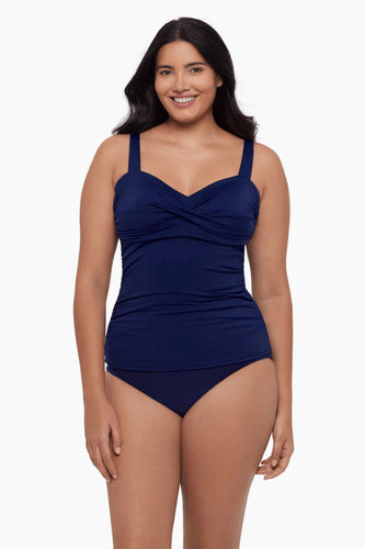 TANKINI ENCOLURE EN COEUR-PLISSÉ AVA SOL