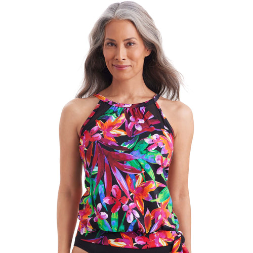 TANKINI BLOUSON-HIGH NECK BLOUSON SECRET