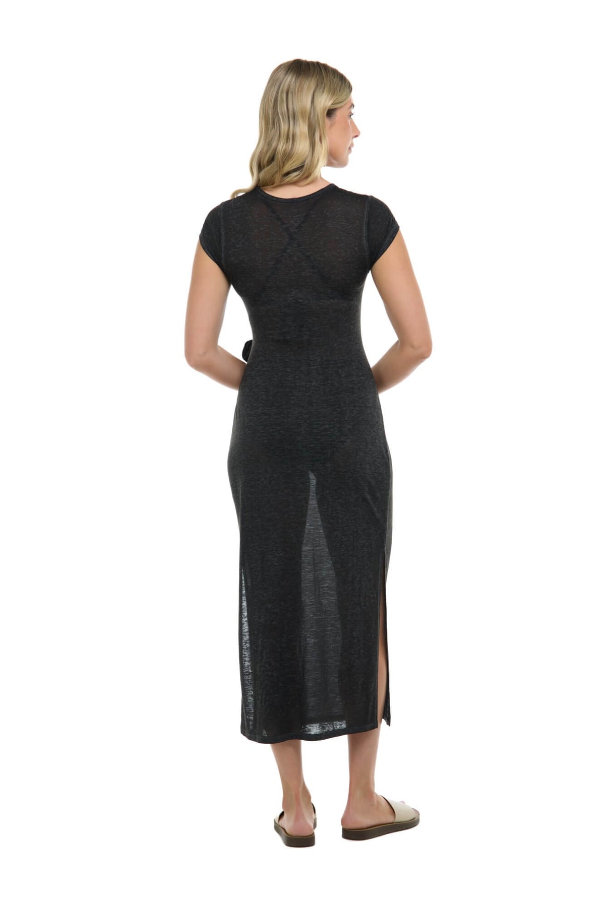 ROBE MI LONGUE-COVERUPS ROSE