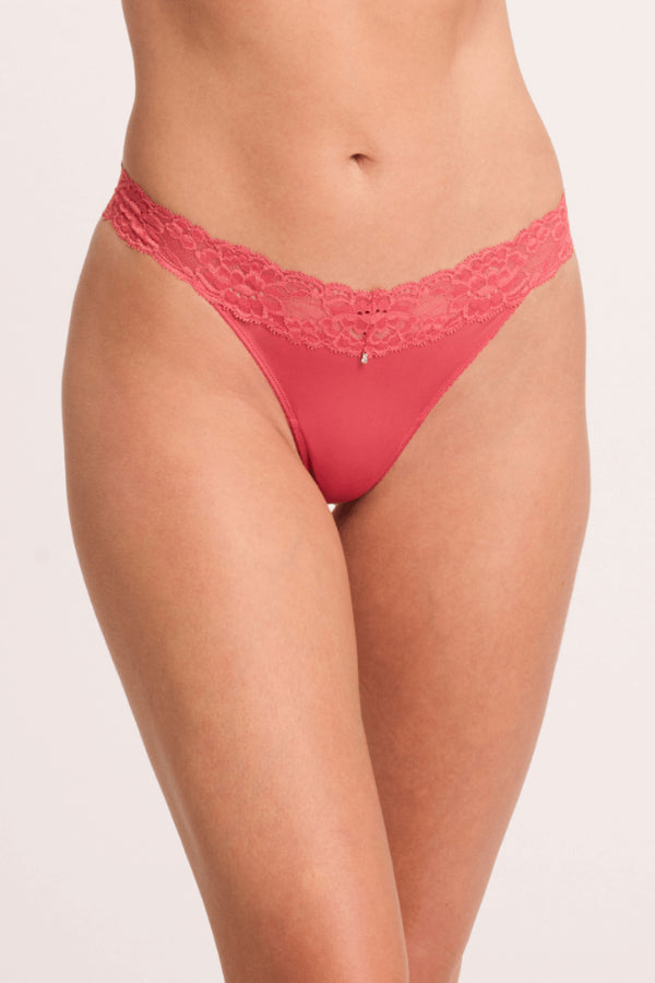 TANGA MICROFIBRE ET DENTELLE
