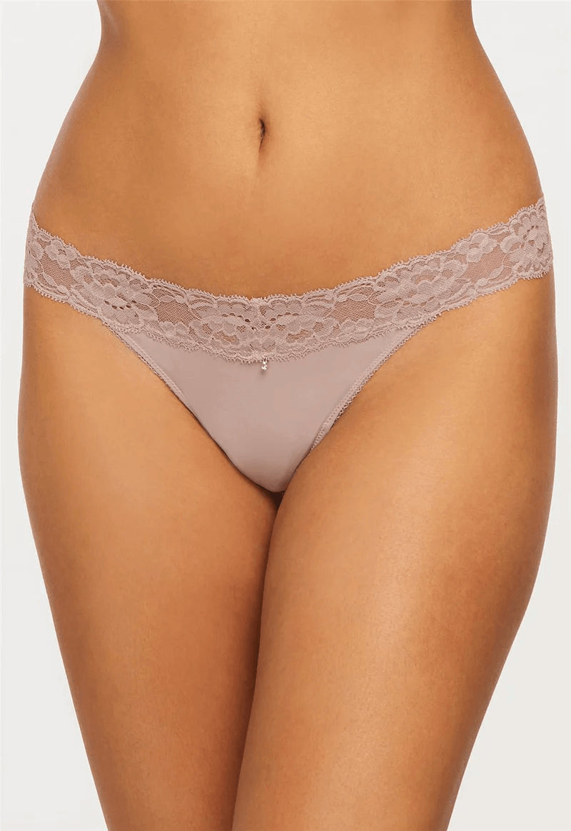 TANGA MICROFIBRE ET DENTELLE