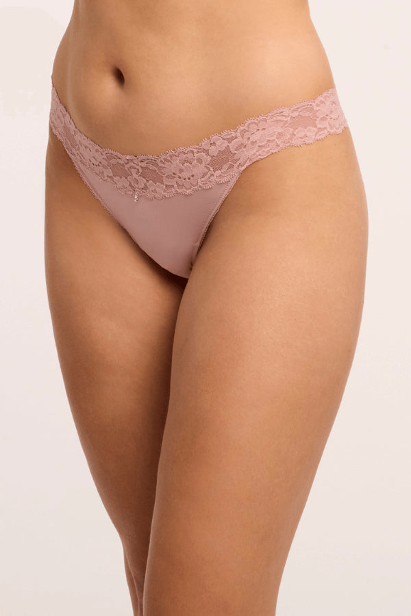 TANGA MICROFIBRE ET DENTELLE