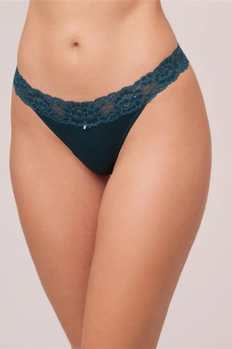 TANGA MICROFIBRE ET DENTELLE