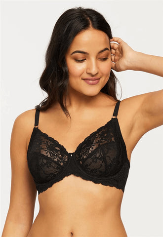 SOUTIEN-GORGE DENTELLE PLEIN BUSTE-MUSE