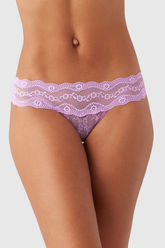 TANGA DENTELLE LARGE BANDE À LA TAILLE