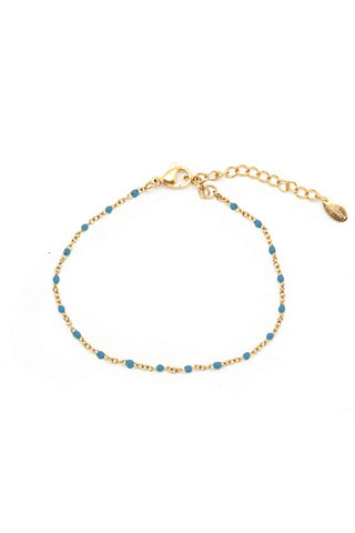 BRACELET BILLE TEAL-SWEET DOTS BABES