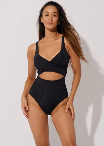 UNE-PIÈCE CROISÉ OUVERTURE AVANT-WRAP