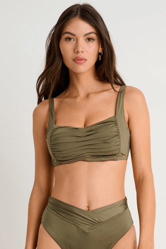 HAUT BONNET SOUPLE-DUSTY OLIVE