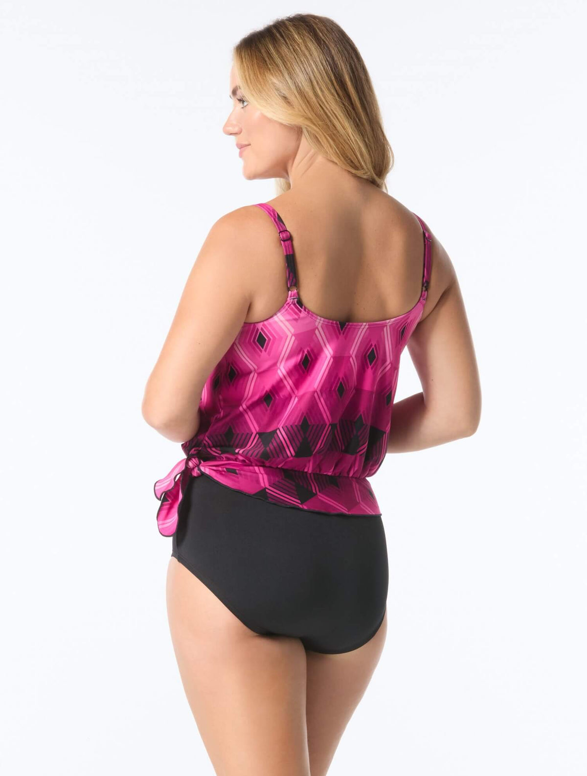 TANKINI BLOUSON ÉSISTANT AU CHLORE-AQUA