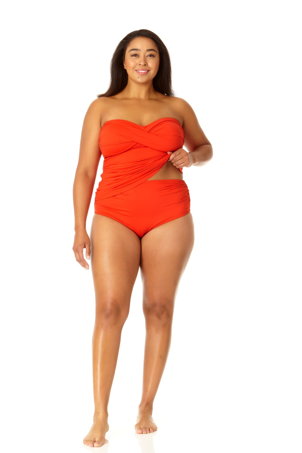 TANKINI BANDEAU TAILLE PLUS