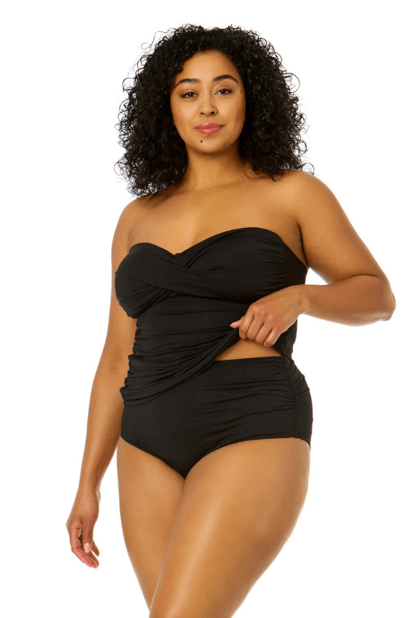 TANKINI BANDEAU TAILLE PLUS