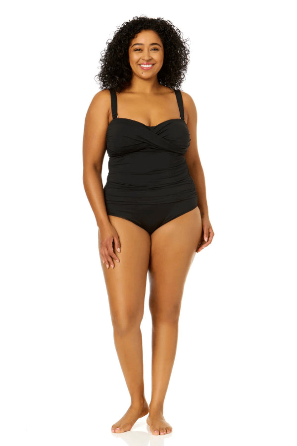 TANKINI BANDEAU TAILLE PLUS