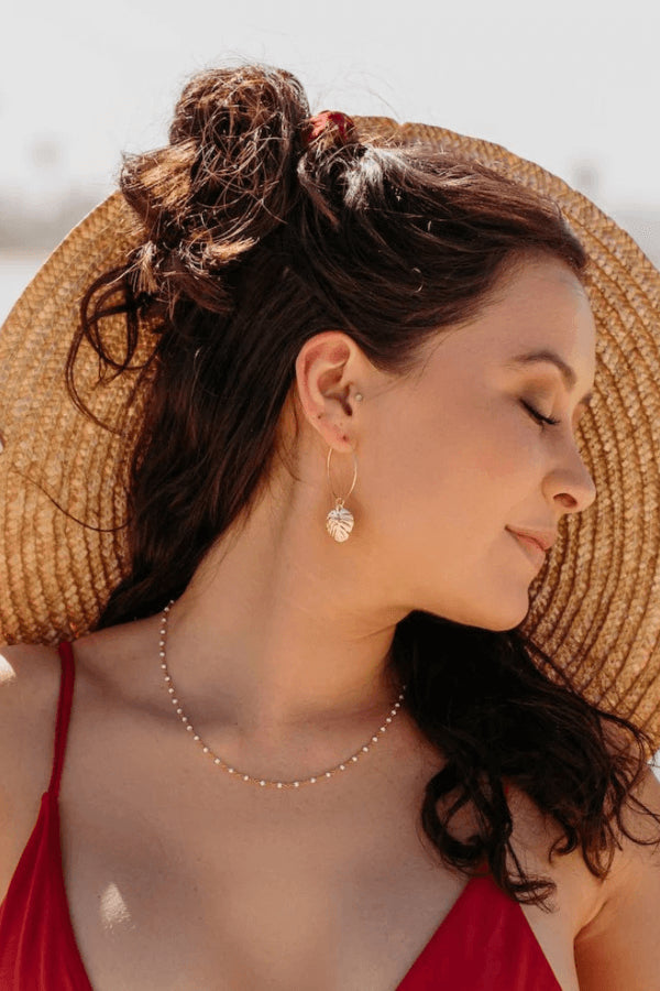 COLLIER BILLE BLANCHE-SWEET DOTS BABES