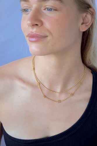 COLLIER MARQUERITE-GOLDEN DAISY