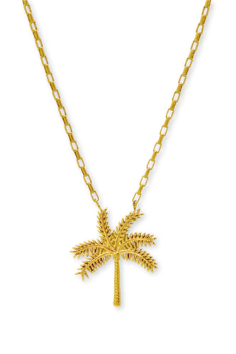 COLLIER-PALM TREE NECKLACE
