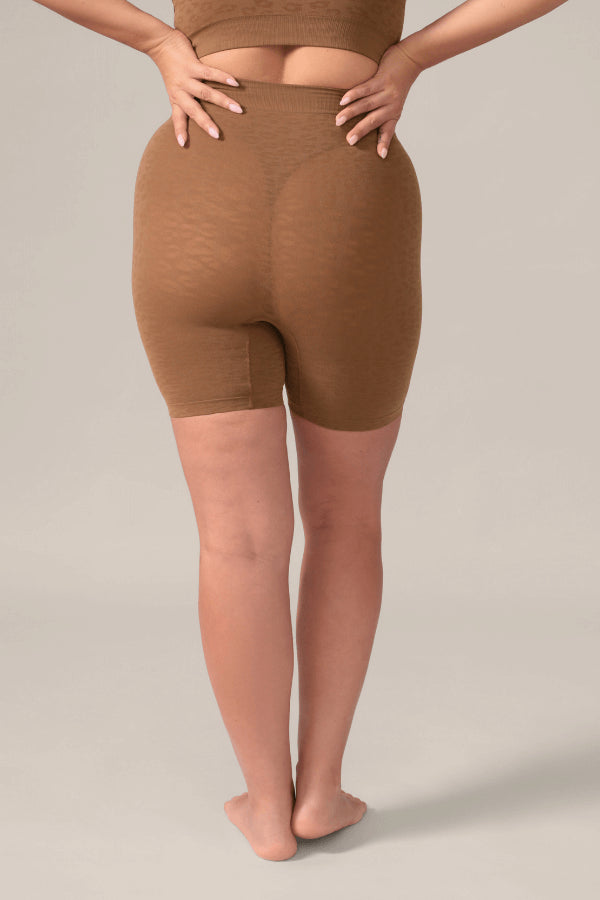 CUISSARD-SHORT SANS COUTURE LÉOPARD