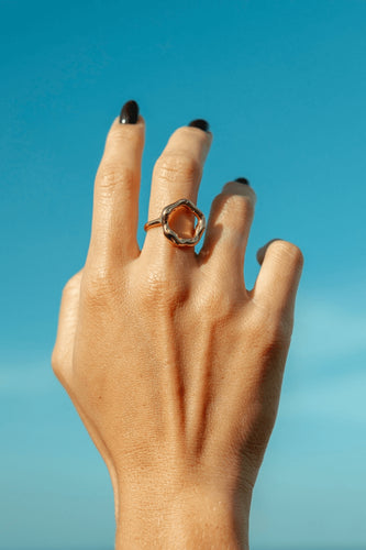 BAGUE OR LUNE-LUNA RING