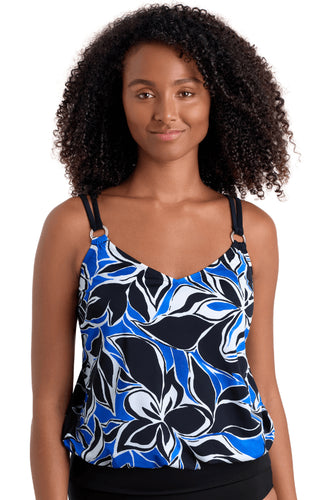 TANKINI BLOUSON-V NECK BLOUSON