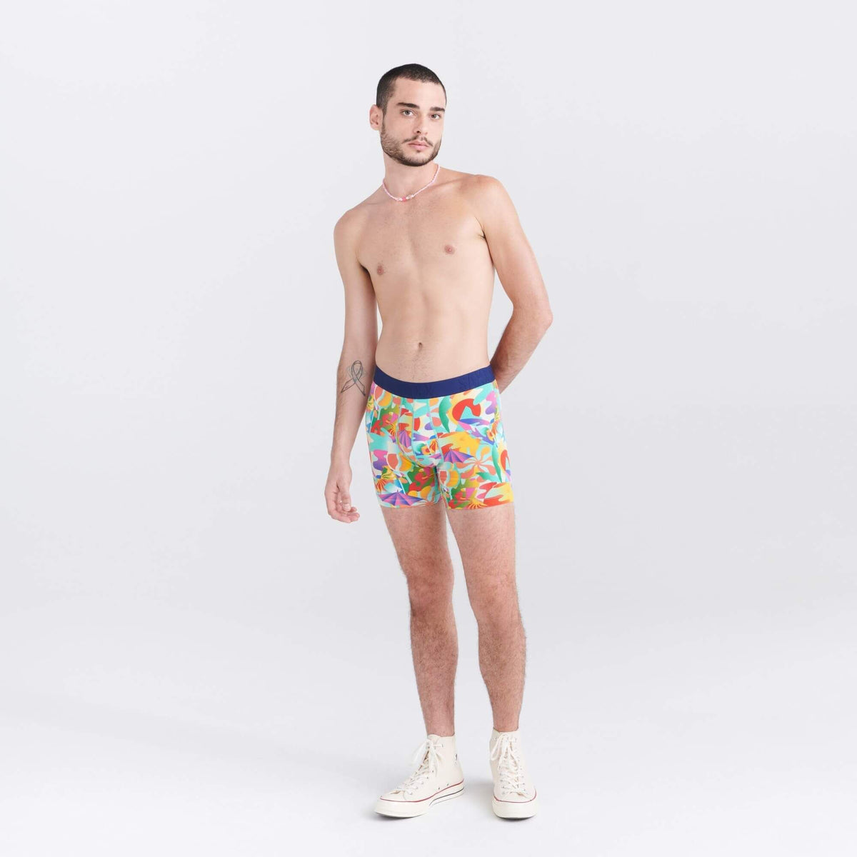 BOXER HOMME 5 POUCES-COTTON DROPTEMP