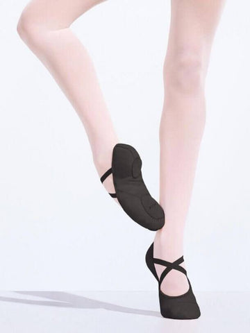 SOULIERS DE BALLET EN TOILE EXTENSIBLE