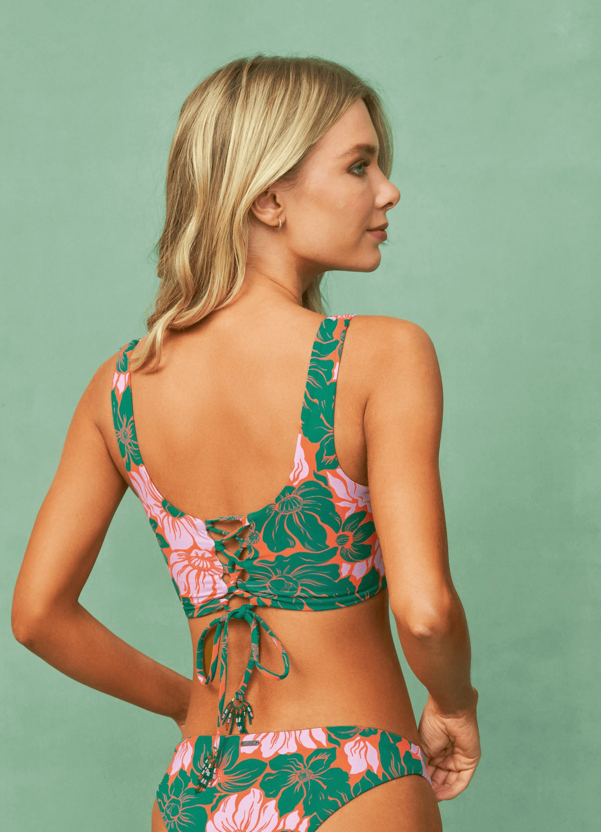 HAUT STYLE BRALETTE RÉVERSIBLE-FLORAL